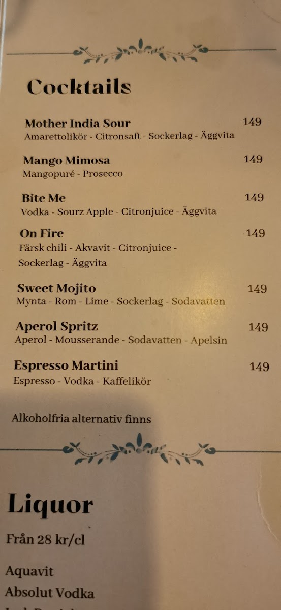 Menu Mother India Stockholm-10