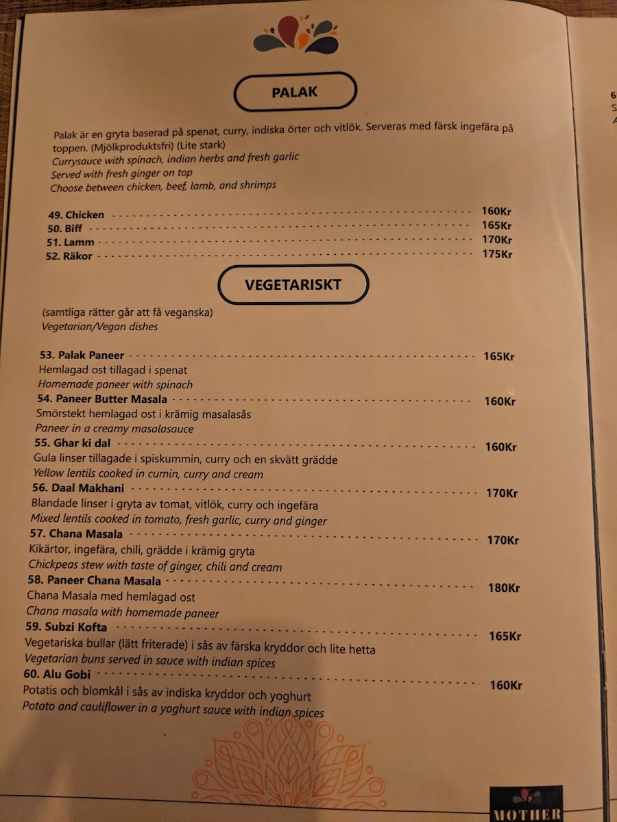 Menu Mother India Stockholm-3